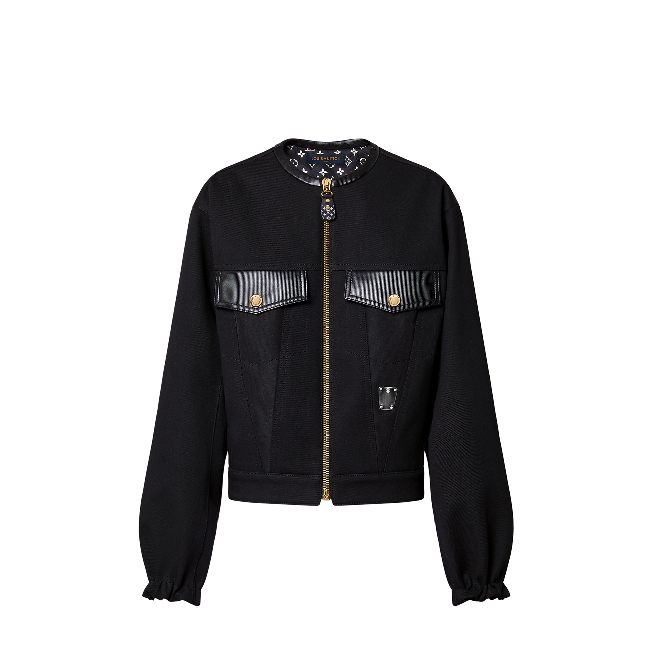 Cotton Drill Frill Sleeve Jacket Ready to Wear LOUIS VUITTON